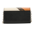 Twist Wallet On Chain, &pound;1,100, Handbags, Black/Brown, Canvas/Leather, Back view